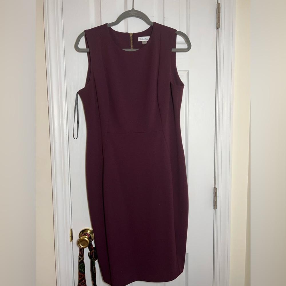 Calvin Klein Purple Dress